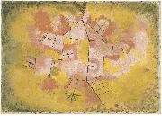 Paul Klee Rotating House oil